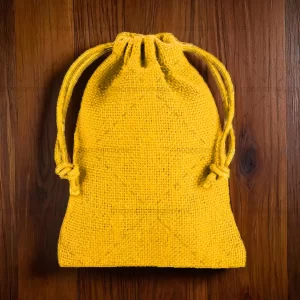 Accesorio, Costalito, Morral Amarillo de la Abundancia para la abundancia, dinero, protección, sanación, limpieza y purificación