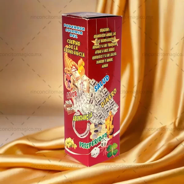 Loción, Fragancia, Colonia cuerno de la Abundancia para la abundancia,, dinero, protección, sanación, limpieza y purificación