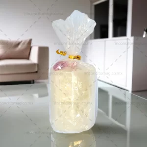 Luminaria, Veladora, Vela de Coco color Blanca para la protección, sanación, limpieza y purificación